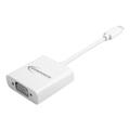 Innovera 5 in. 3.0 USB Type-C VGA Multiport Adapter, White IVR50040